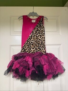 Ooh! La, La! Couture Hot Pink and Leopard Print Tutu Dance Costume